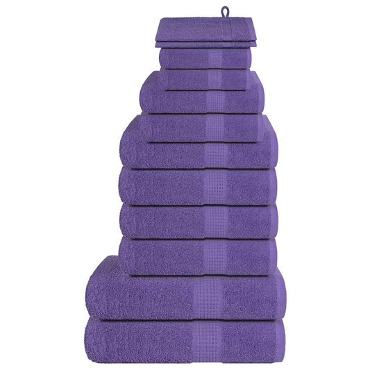 Set prosoape FROGN 12 piese, violet, 360 g/m²