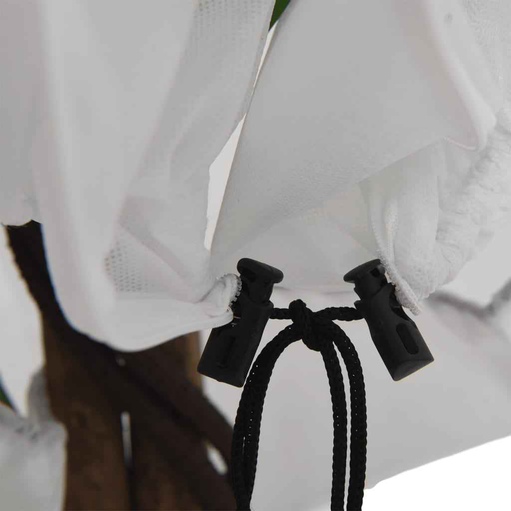 Protecție de fleece plante, cu fermoar, 70 g/m², 3,93x3,5 m