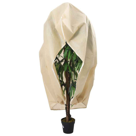 Protecție de fleece pt plante, cu fermoar, 70 g/m², 3,93x3 m