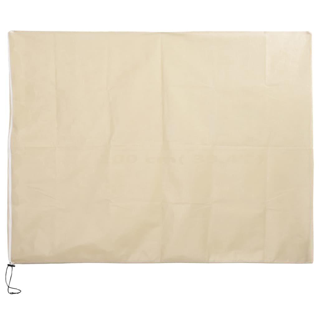 Protecție de fleece pt plante, cu fermoar, 70 g/m², 3,93x3 m