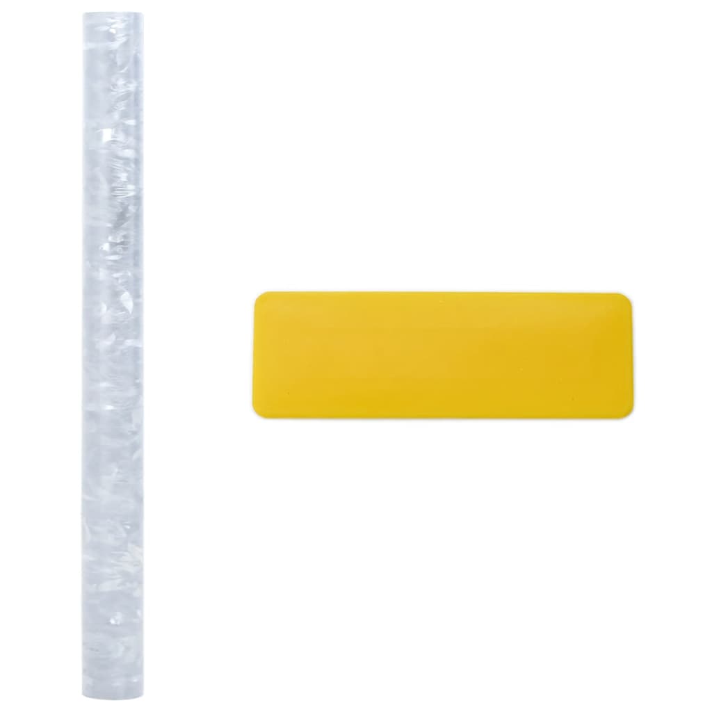 Folie fereastră, 4 buc., mată, model floral, PVC