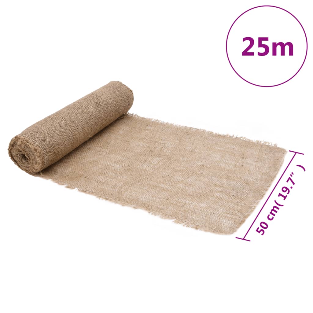Rolă de iută 0,5x25 m 100% iută 200 g/m²