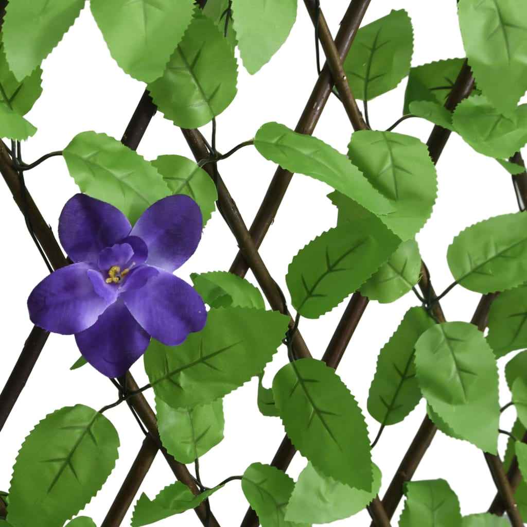  Spalier iederă artificială extensibil, 5 buc., verde, 180x70 cm