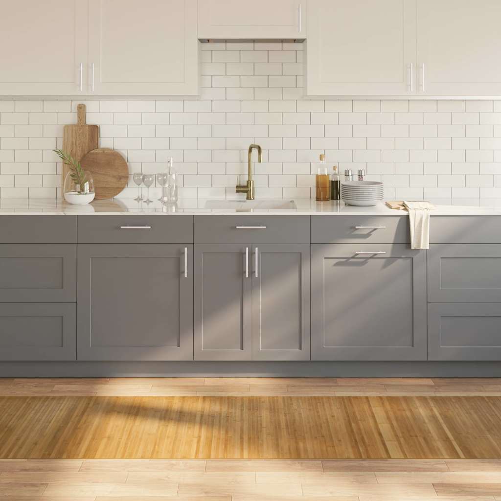 Covor dreptunghiular, natural, 70x300 cm, bambus