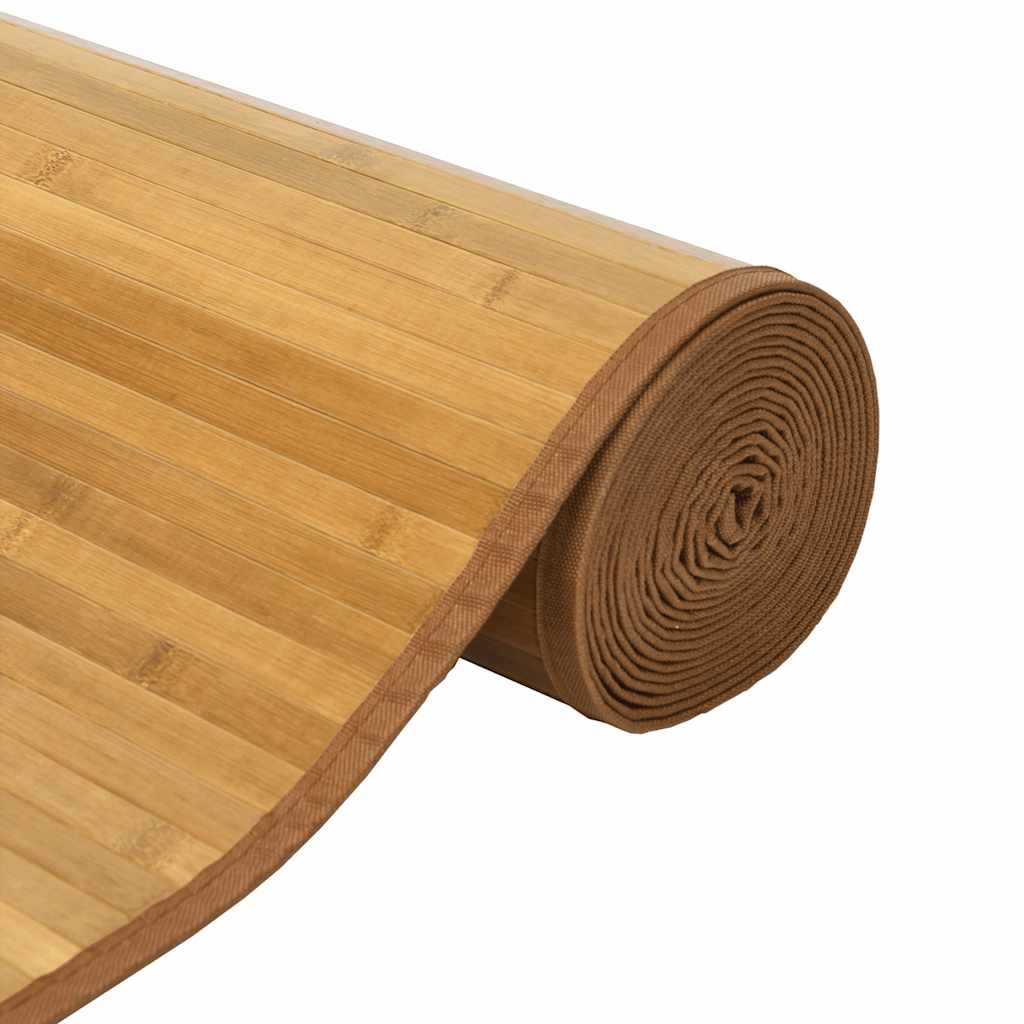 Covor dreptunghiular, natural, 60x400 cm, bambus