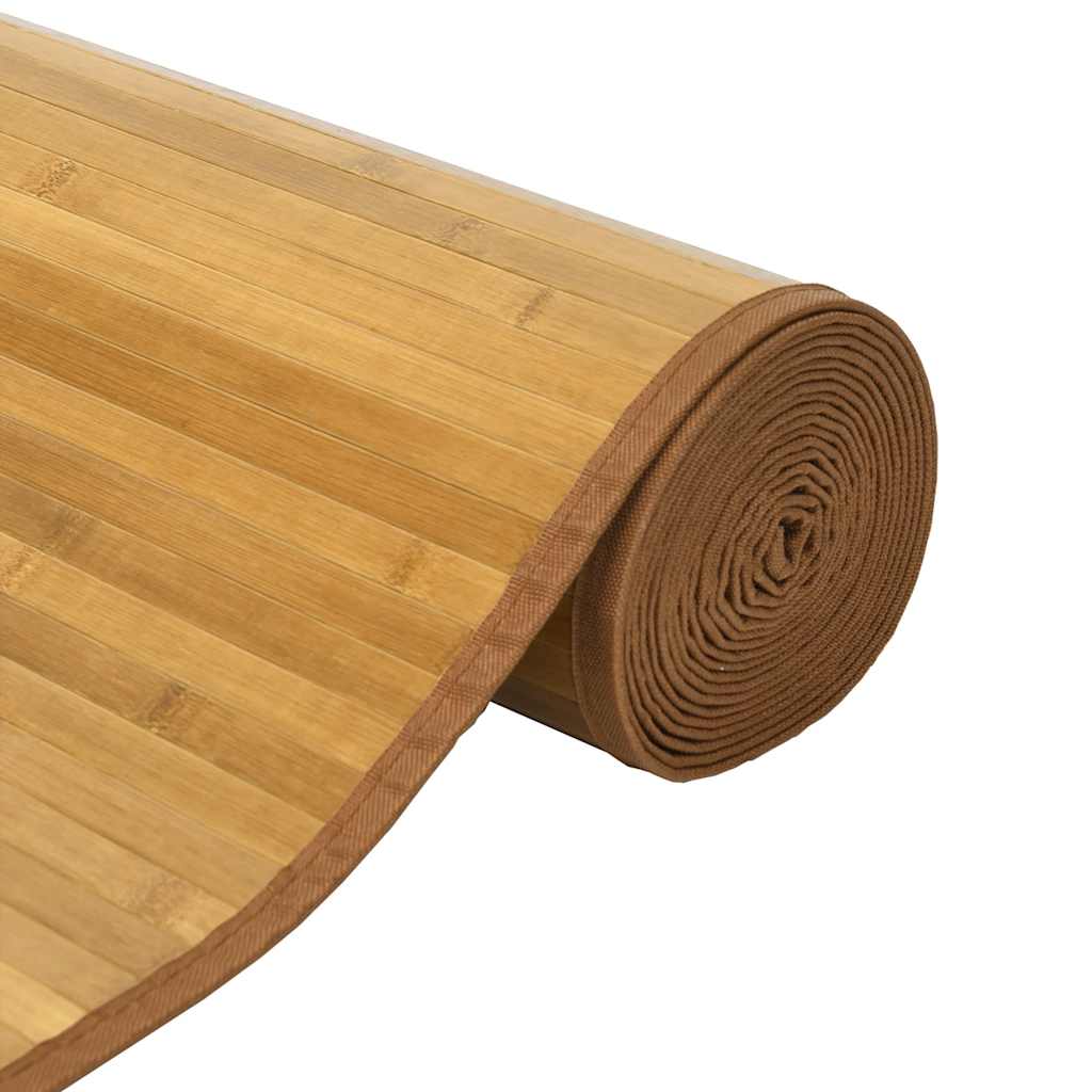 Covor dreptunghiular, natural, 70x300 cm, bambus