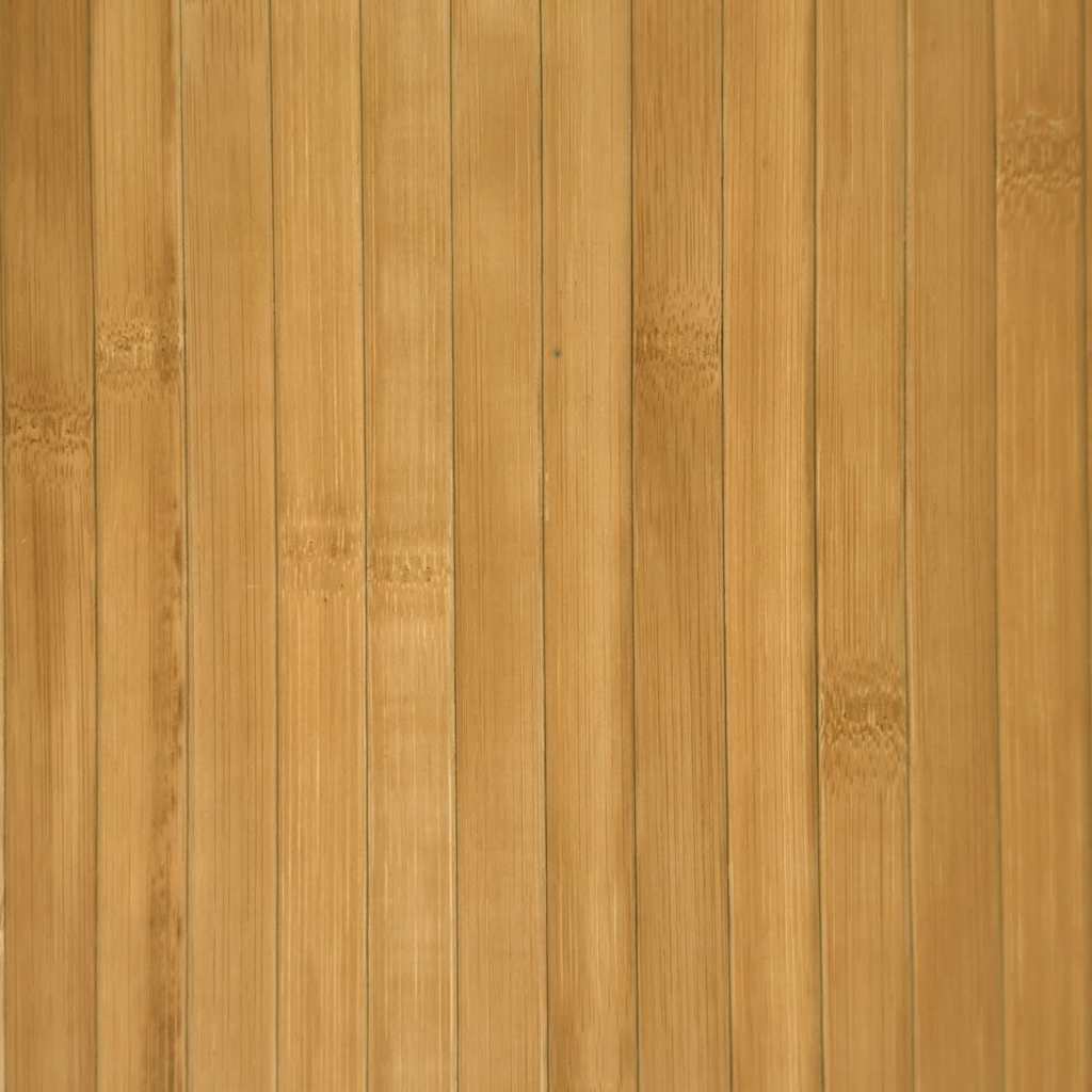 Covor dreptunghiular, natural, 80x400 cm, bambus