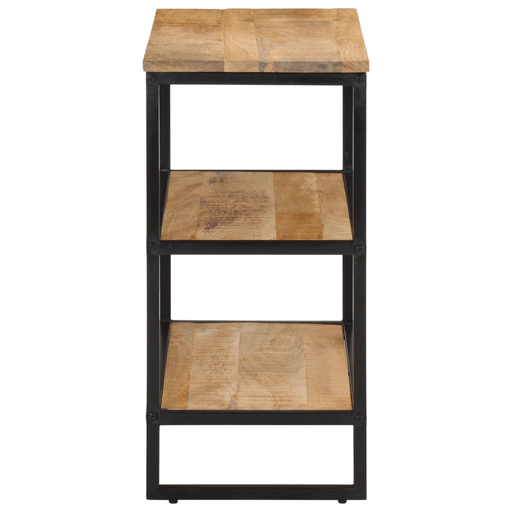 Masă consolă, 100x35x70 cm, lemn masiv de mango brut