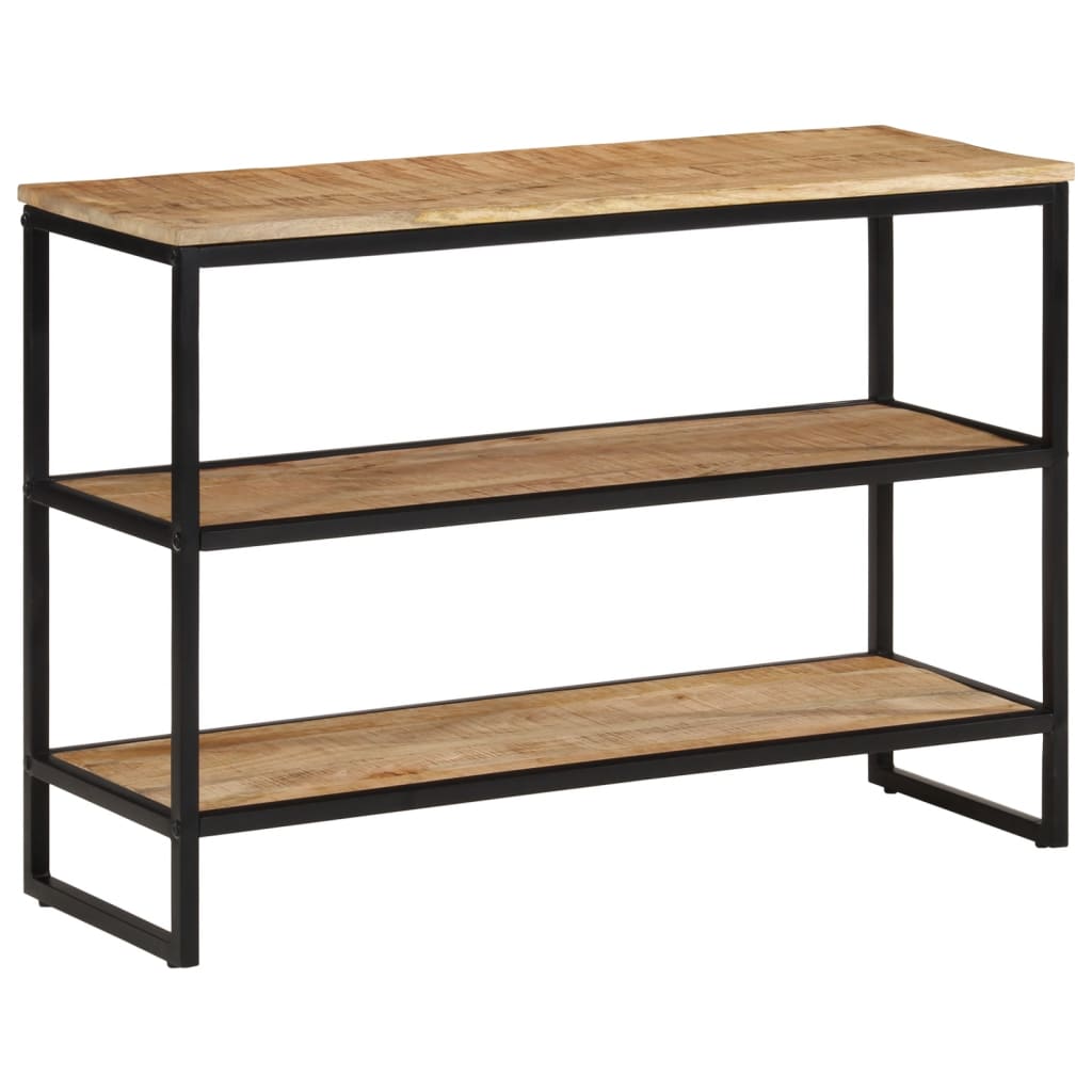 Masă consolă, 100x35x70 cm, lemn masiv de mango brut