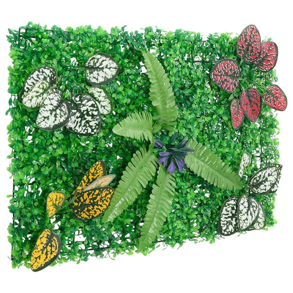 Gard din plante artificiale, 6 buc., verde, 40x60 cm