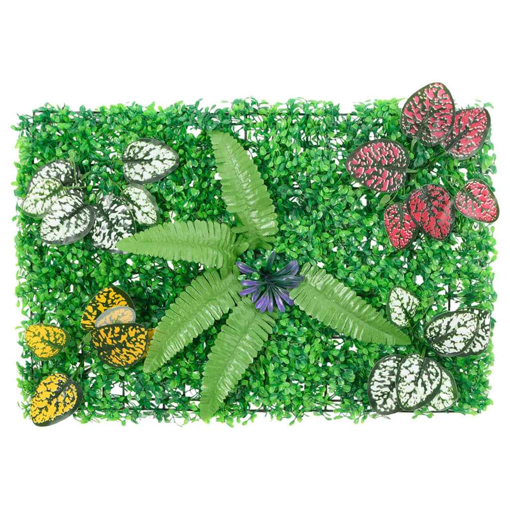 Gard din plante artificiale, 24 buc., verde, 40x60 cm