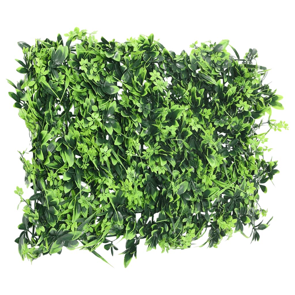 Gard din frunze artificiale, 24 buc., verde, 40x60 cm