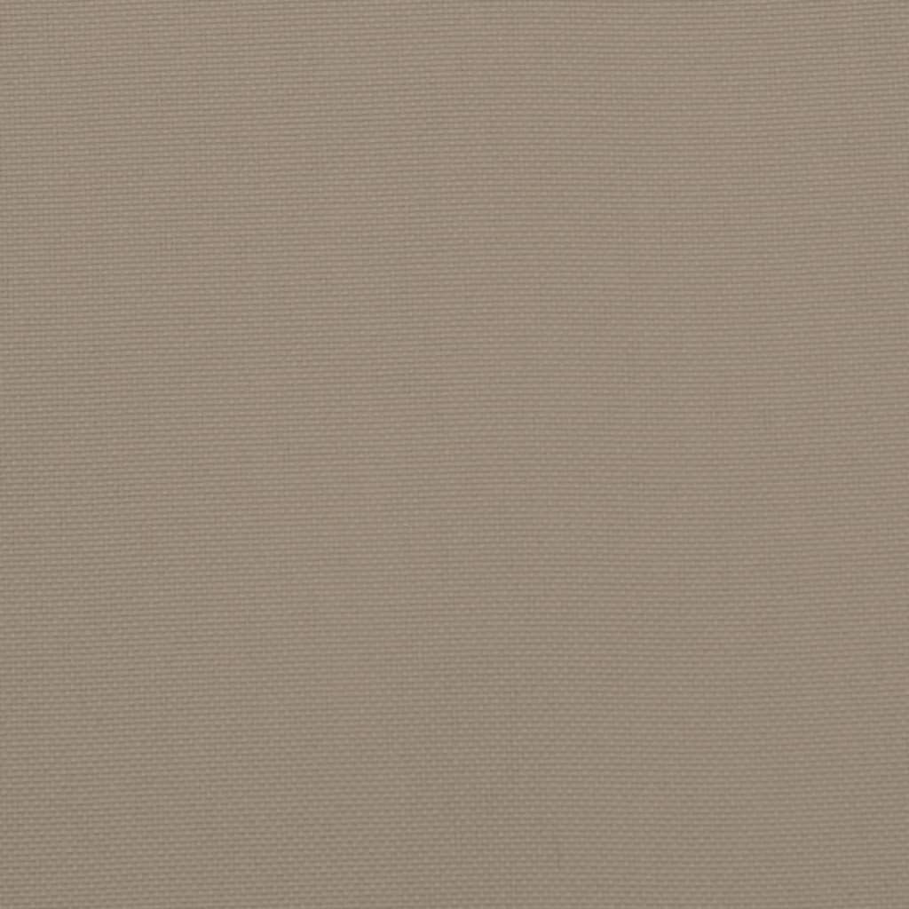 Perne scaun cu spătar mic, 6 buc., gri taupe, textil oxford