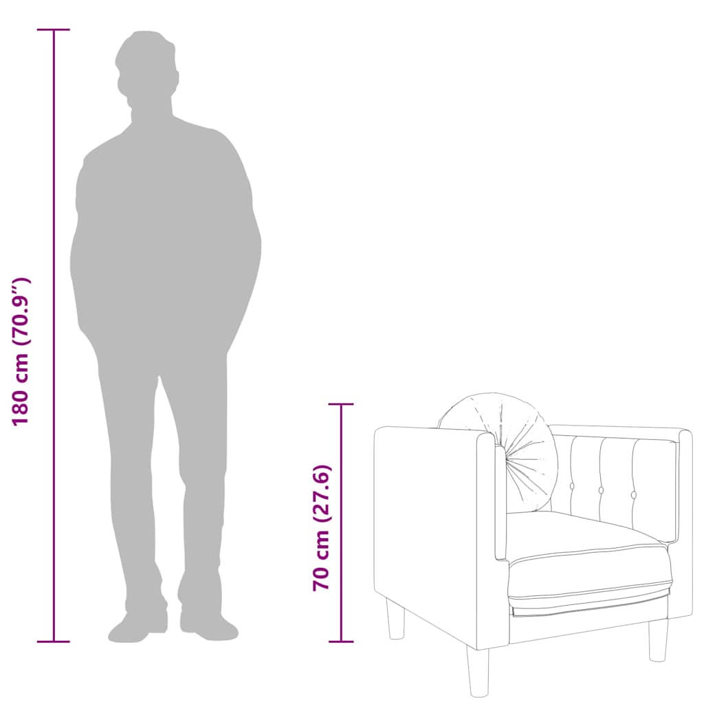 Fotoliu canapea cu pernă, negru, catifea