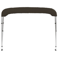 Parasolar barcă Bimini cu 3 arcuri, negru, 183x180x137 cm