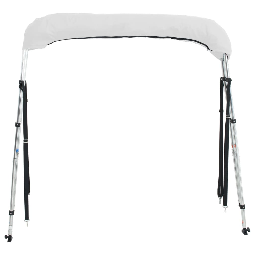 Parasolar Bimini 3 arcuri pereți laterali, 183x(154-167)x137 cm