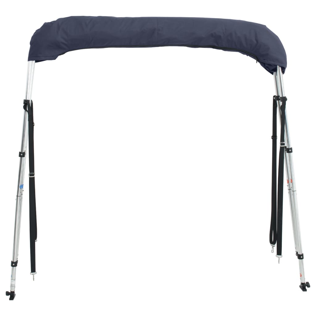 Parasolar Bimini 3 arcuri pereți laterali, 183x(137-152)x137 cm