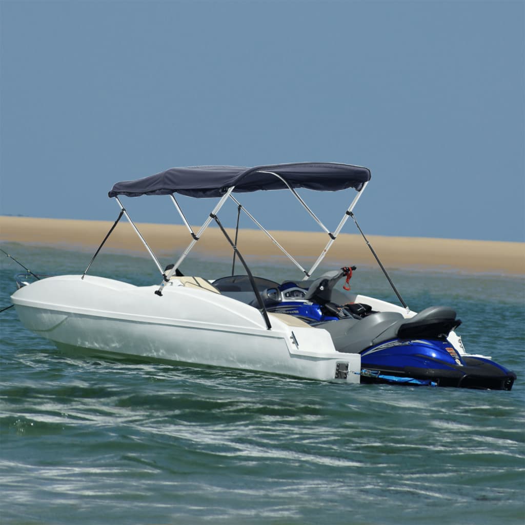 Parasolar Bimini 3 arcuri, pereți laterali 183x(170-182)x137 cm