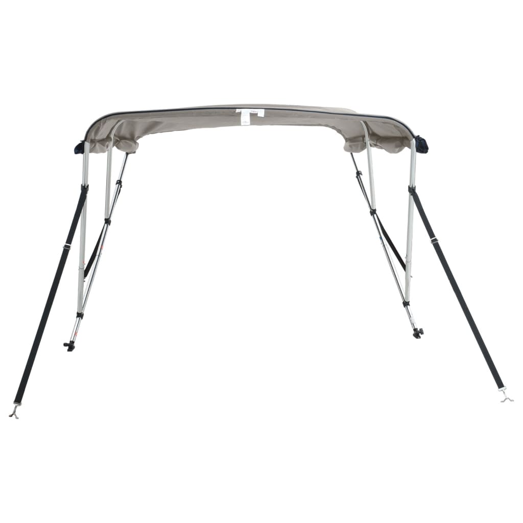 Parasolar Bimini 3 arcuri pereți laterali, 183x(137-152)x137 cm