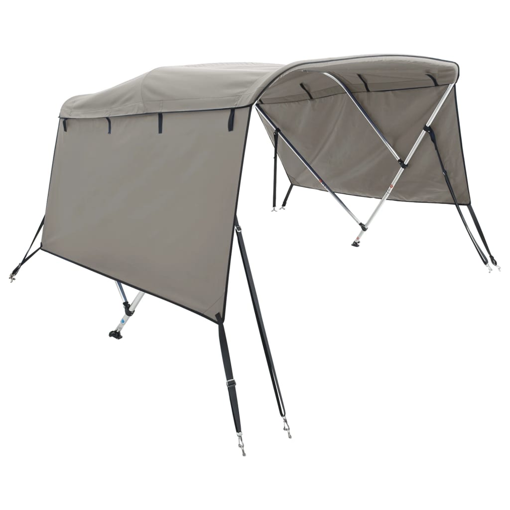 Parasolar Bimini 3 arcuri, pereți laterali 183x(170-182)x137 cm