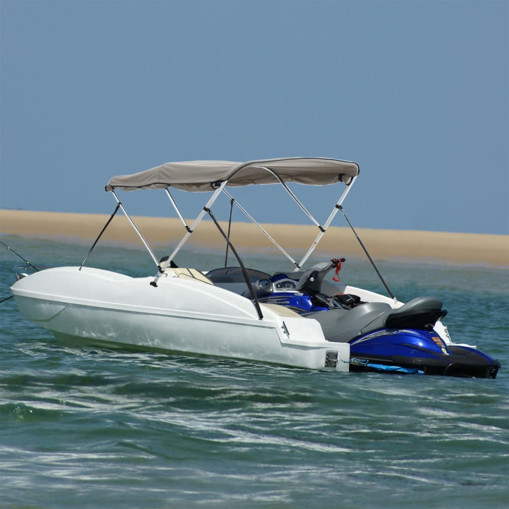 Parasolar Bimini 3 arcuri, pereți laterali 183x(170-182)x137 cm