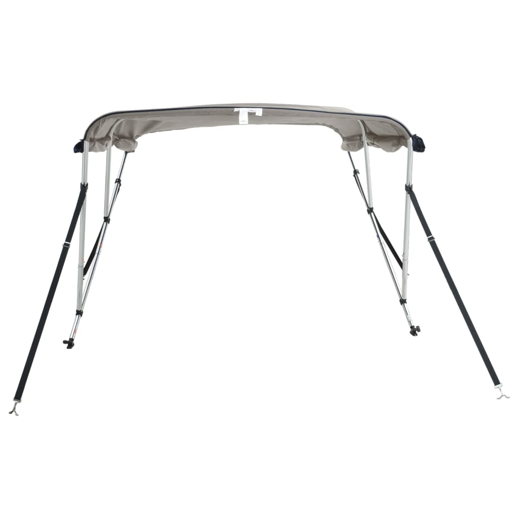 Parasolar Bimini 3 arcuri pereți laterali, 183x(185-198)x137 cm