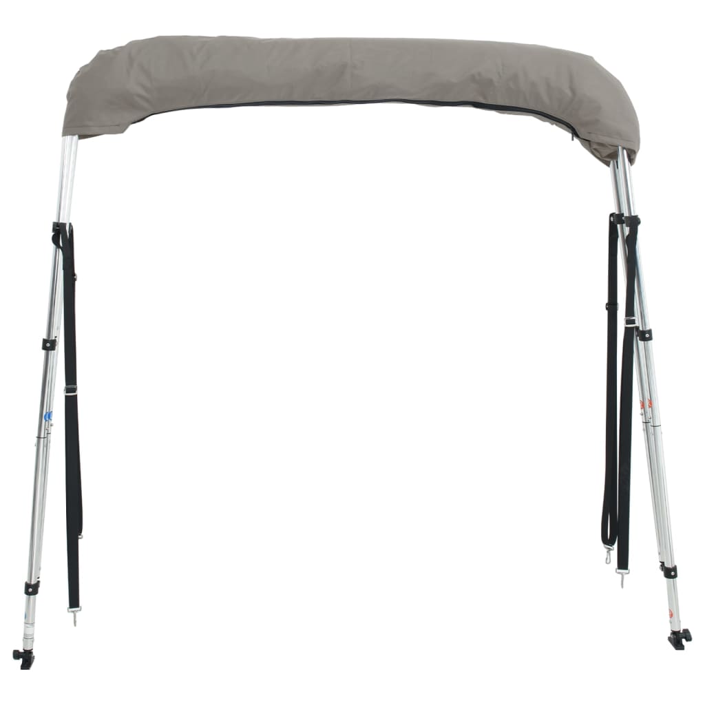 Parasolar Bimini 3 arcuri pereți laterali, 183x(185-198)x137 cm