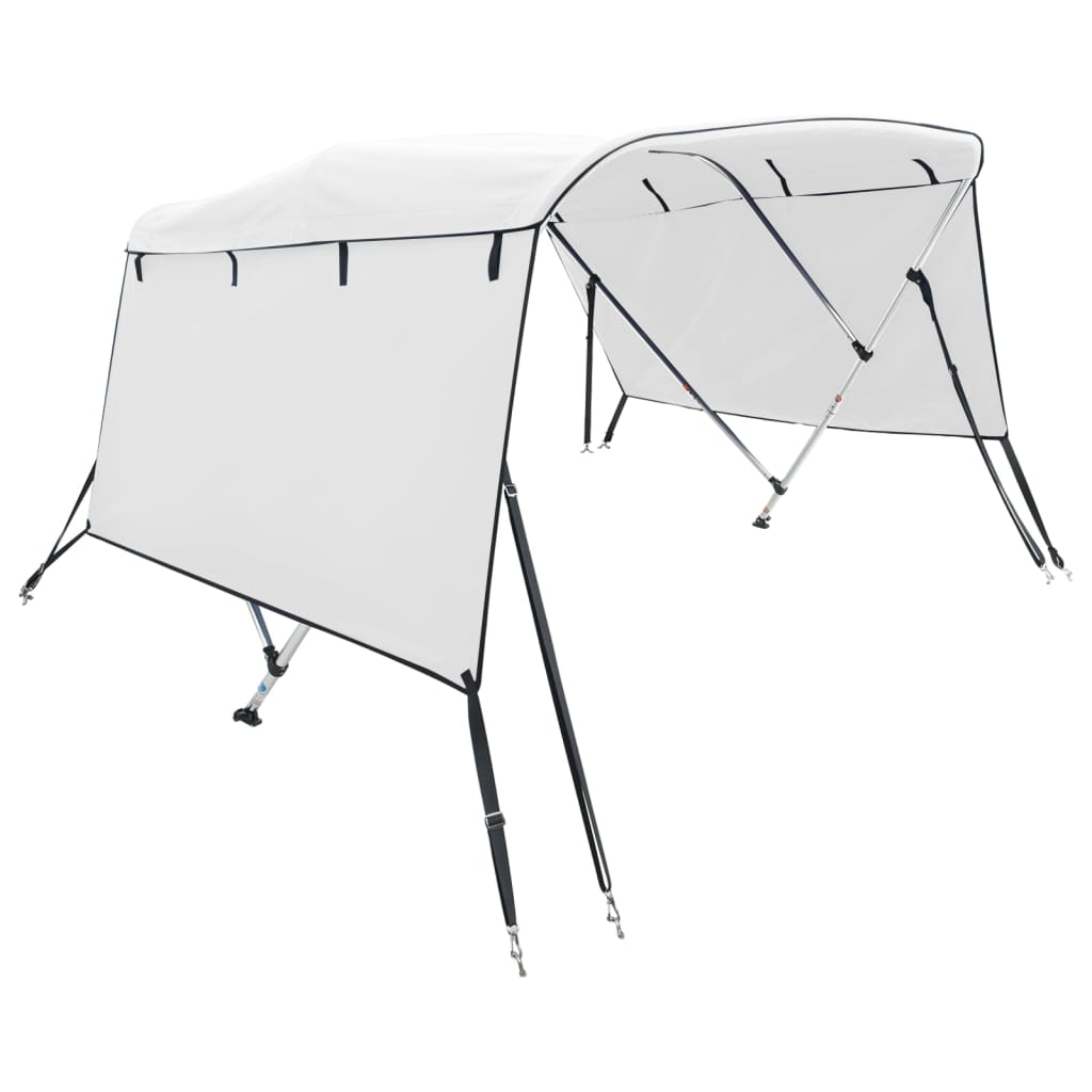 Parasolar Bimini 4 arcuri, pereți laterali 243x(170-182)x137 cm