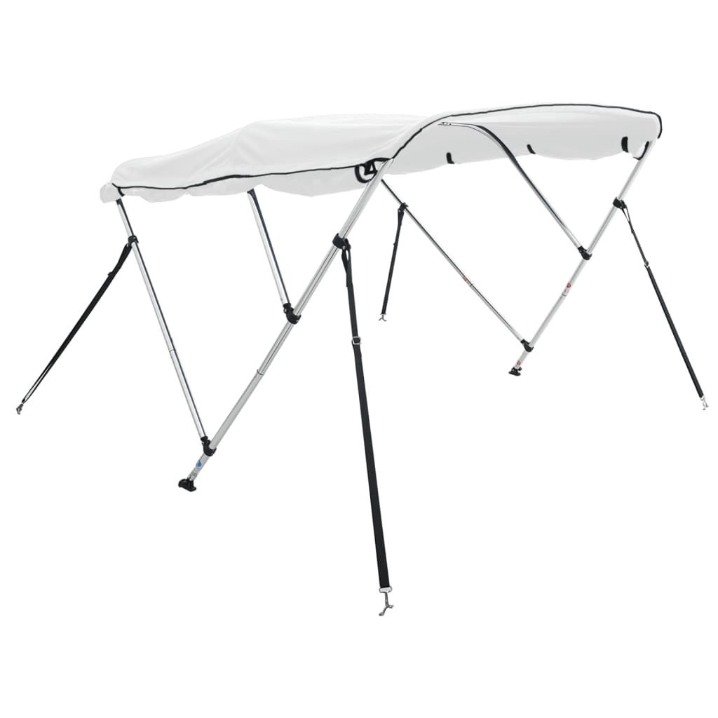 Parasolar Bimini 4 arcuri, pereți laterali 243x(170-182)x137 cm