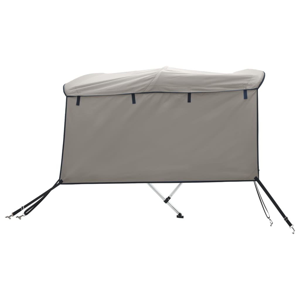 Parasolar Bimini 4 arcuri pereți laterali, 243x(200-213)x137 cm