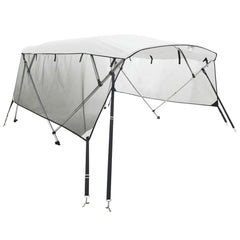 Parasolar Bimini 3 arcuri pereți din plasă 183x(137-152)x137 cm