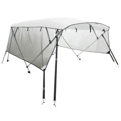 Parasolar Bimini 3 arcuri pereți din plasă 183x(154-167)x137 cm