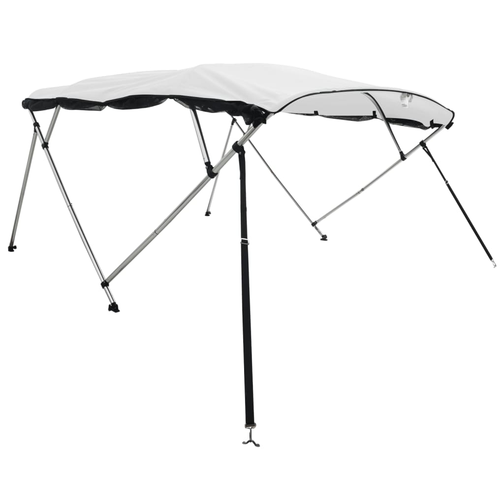 Parasolar Bimini 3 arcuri pereți din plasă 183x(154-167)x137 cm