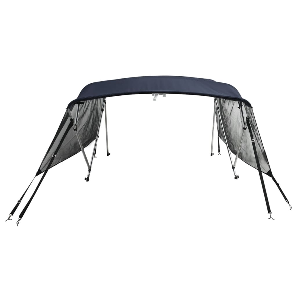 Parasolar Bimini 3 arcuri pereți din plasă 183x(137-152)x137 cm