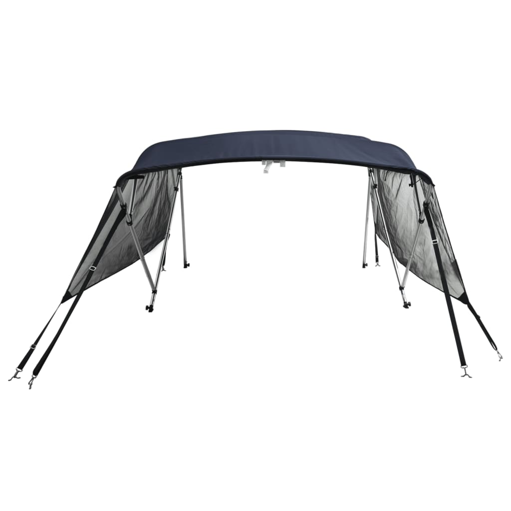 Parasolar Bimini 3 arcuri pereți din plasă 183x(170-182)x137 cm