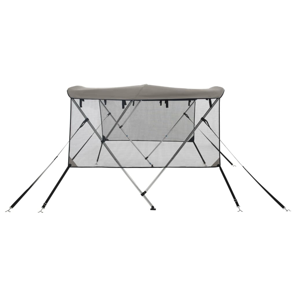 Parasolar Bimini 3 arcuri pereți din plasă 183x(137-152)x137 cm