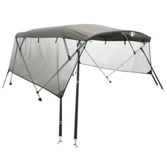 Parasolar Bimini 3 arcuri pereți din plasă 183x(170-182)x137 cm