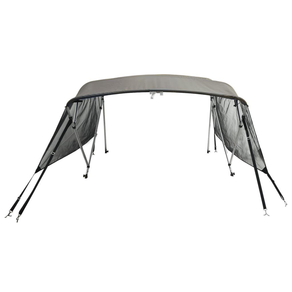 Parasolar Bimini 3 arcuri pereți din plasă 183x(170-182)x137 cm