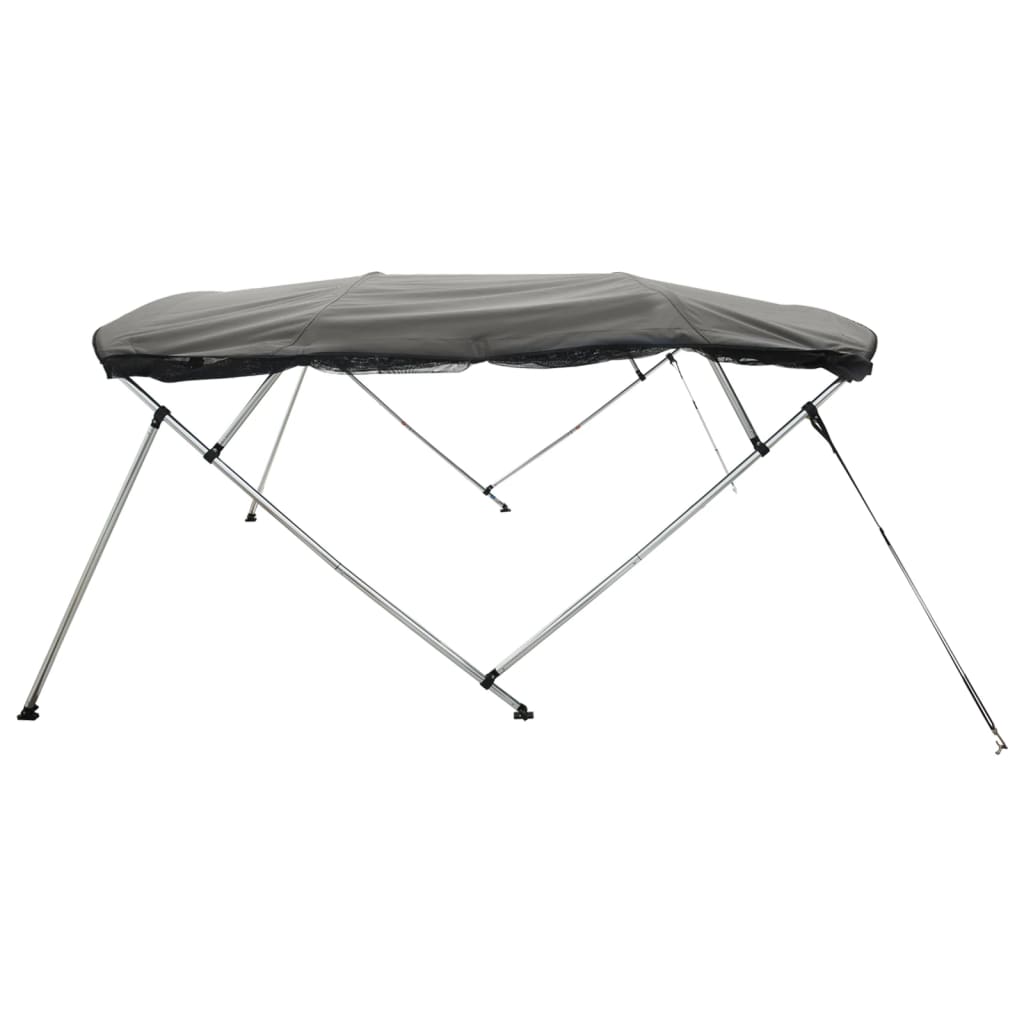 Parasolar Bimini 3 arcuri pereți din plasă 183x(170-182)x137 cm