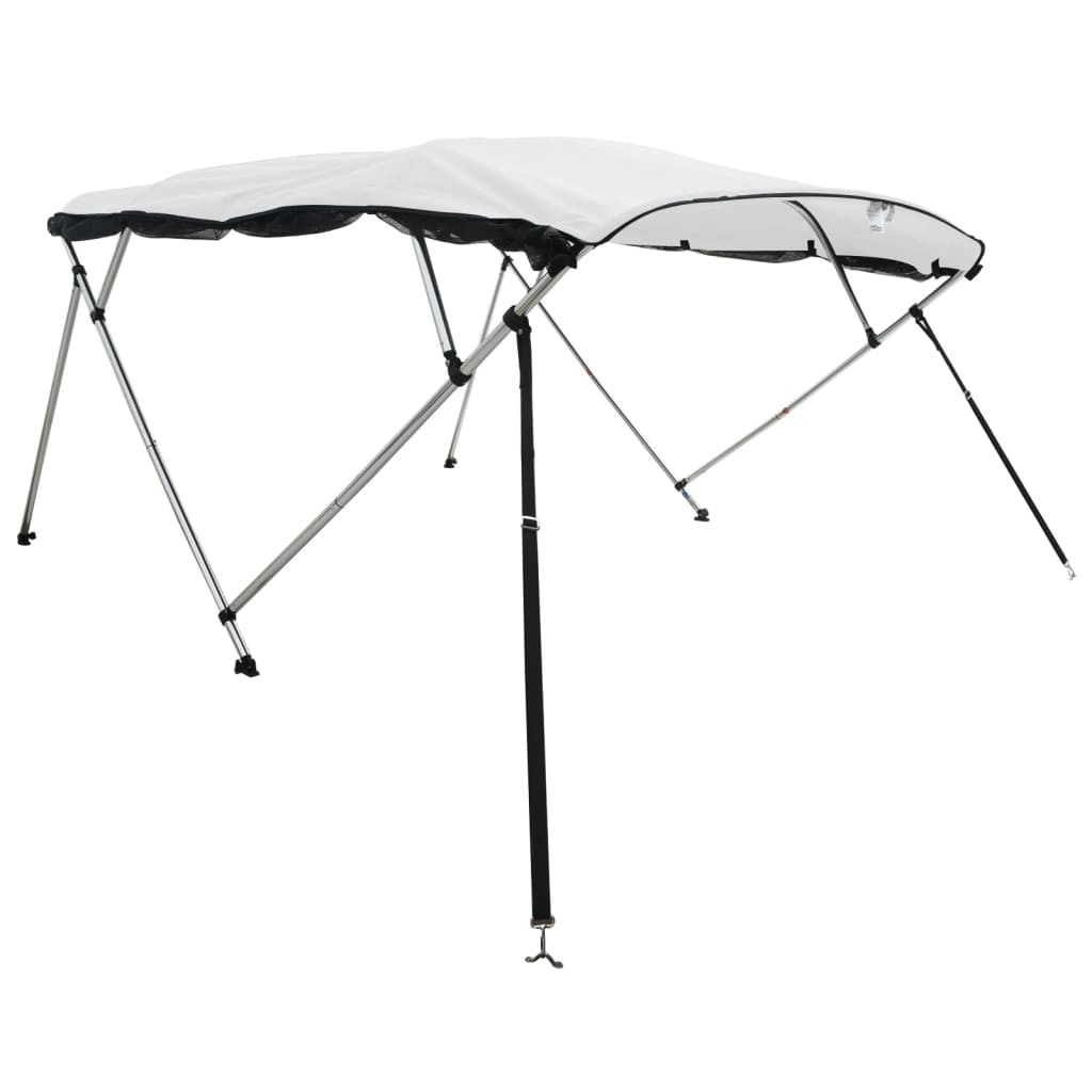 Parasolar Bimini 3 arcuri pereți din plasă 243x(170-182)x137 cm