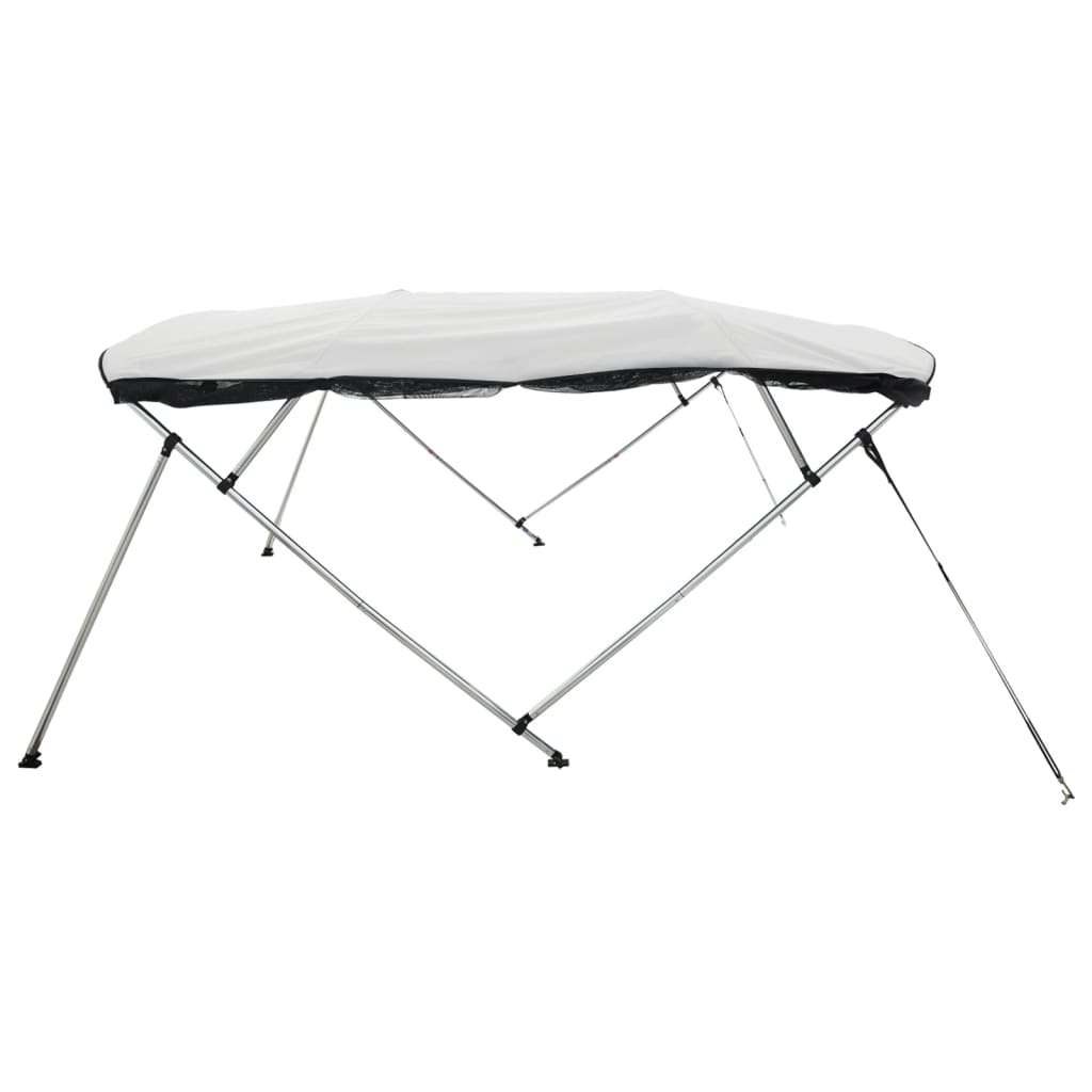 Parasolar Bimini 3 arcuri pereți din plasă 243x(170-182)x137 cm