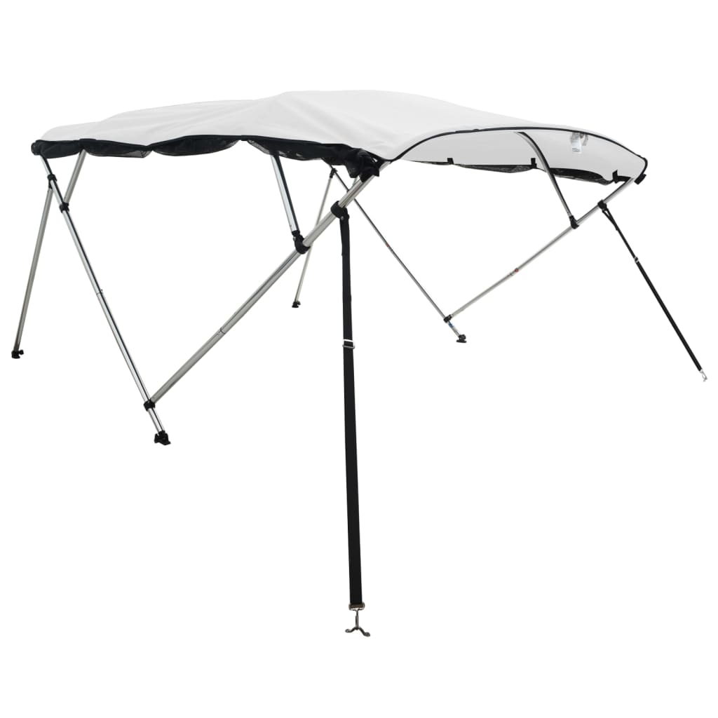 Parasolar Bimini 4 arcuri pereți laterali, 243x(200-213)x137 cm