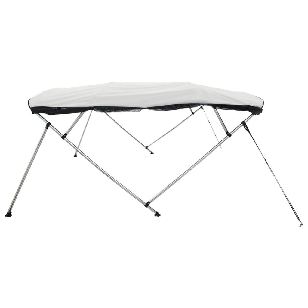 Parasolar Bimini 4 arcuri pereți laterali, 243x(200-213)x137 cm