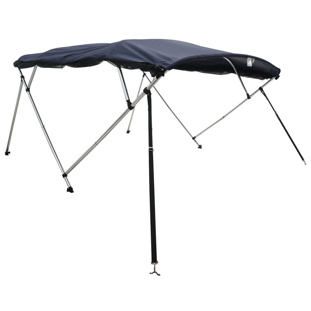 Parasolar Bimini 4 arcuri pereți din plasă 243x(170-182)x137 cm