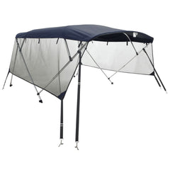 Parasolar Bimini 4 arcuri pereți din plasă 243x(185-198)x137 cm