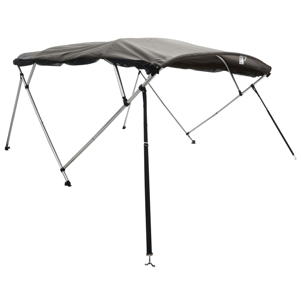 Parasolar Bimini 4 arcuri pereți din plasă 243x(170-182)x137 cm