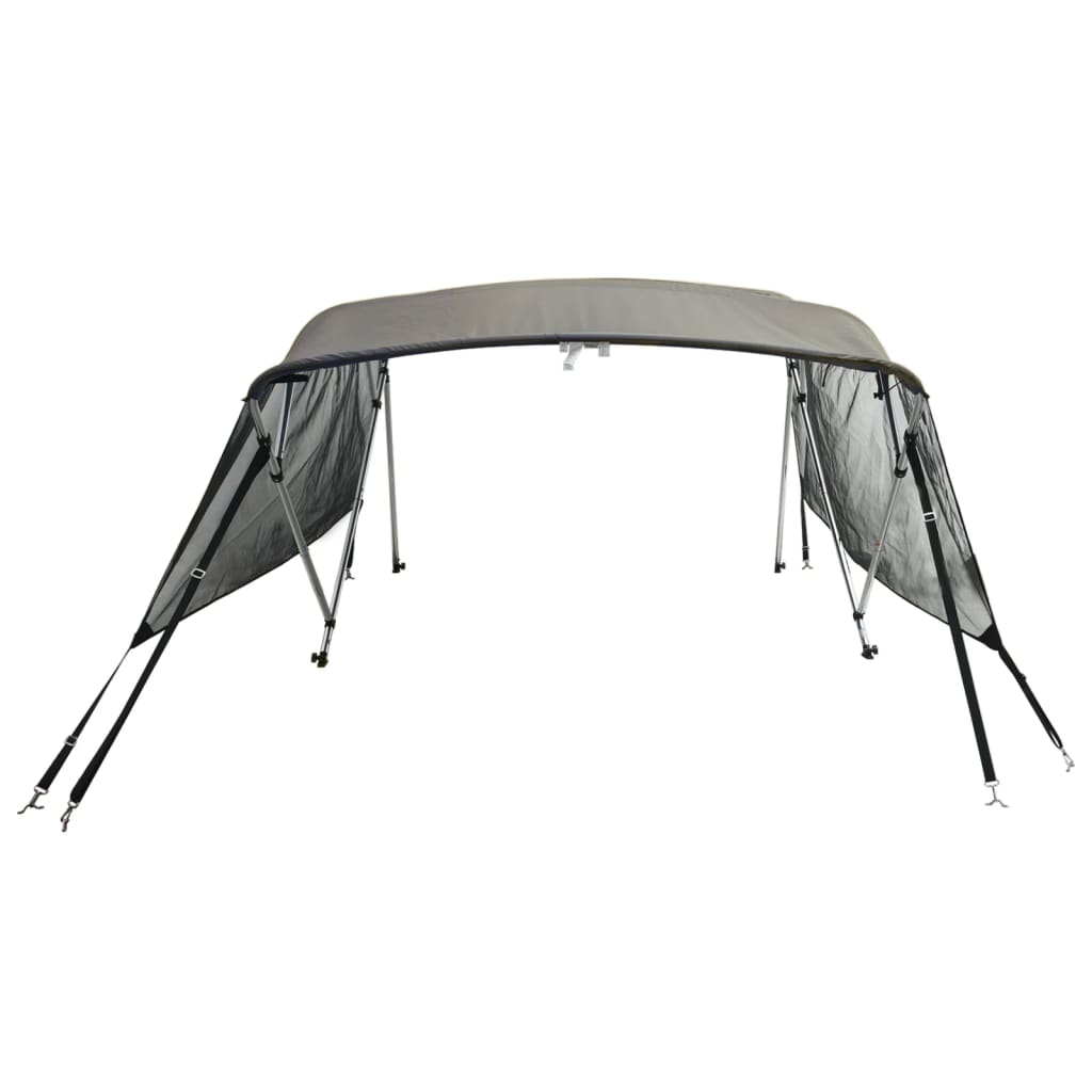 Parasolar Bimini 4 arcuri pereți din plasă 243x(185-198)x137 cm