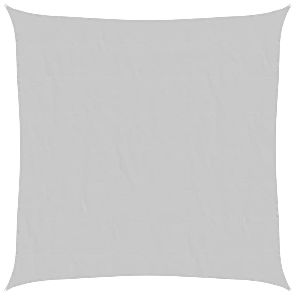 Parasolar, gri deschis, 5x5 m, 100% poliester Oxford