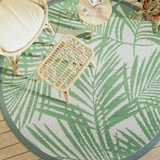 Covor de exterior, ARAKIL verde, Ø200 cm, PP