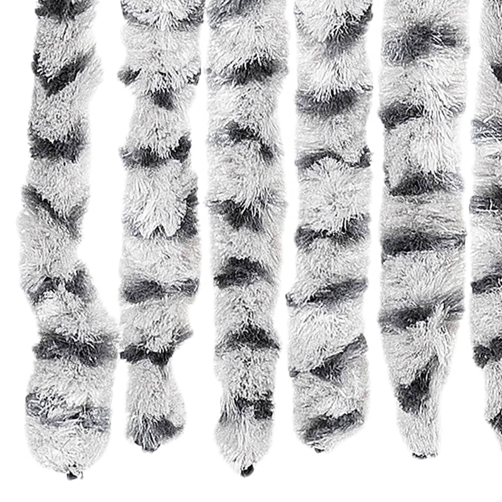 Perdea pentru insecte gri deschis și gri închis100x230cmchenille